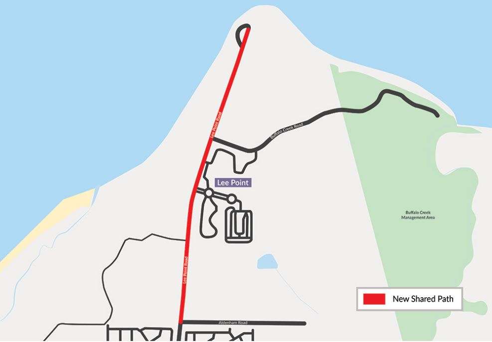 Lee Point Road Shared Path City of Darwin Darwin Council, Northern